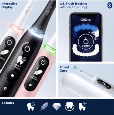 Oral-B iO 6s Sensitive-edition eltandborste 427384 (rosa)