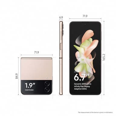 Samsung Galaxy Z Flip4 smartphone 8/256GB (Pink Gold)