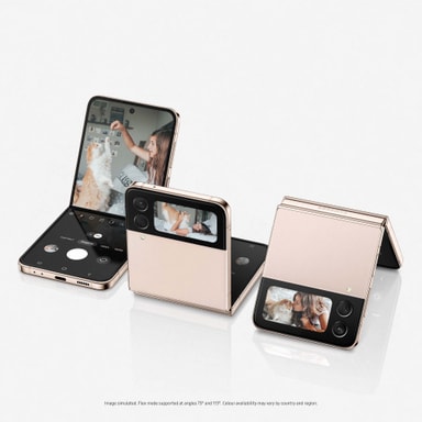 Samsung Galaxy Z Flip4 smartphone 8/256GB (Pink Gold) Elgiganten