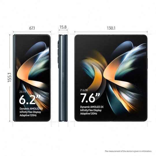 Samsung Galaxy Z Fold4 smartphone 12/256 (Graygreen)