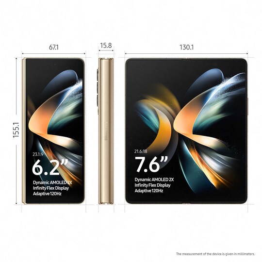 Samsung Galaxy Z Fold4 smartphone 12/512 (Beige)