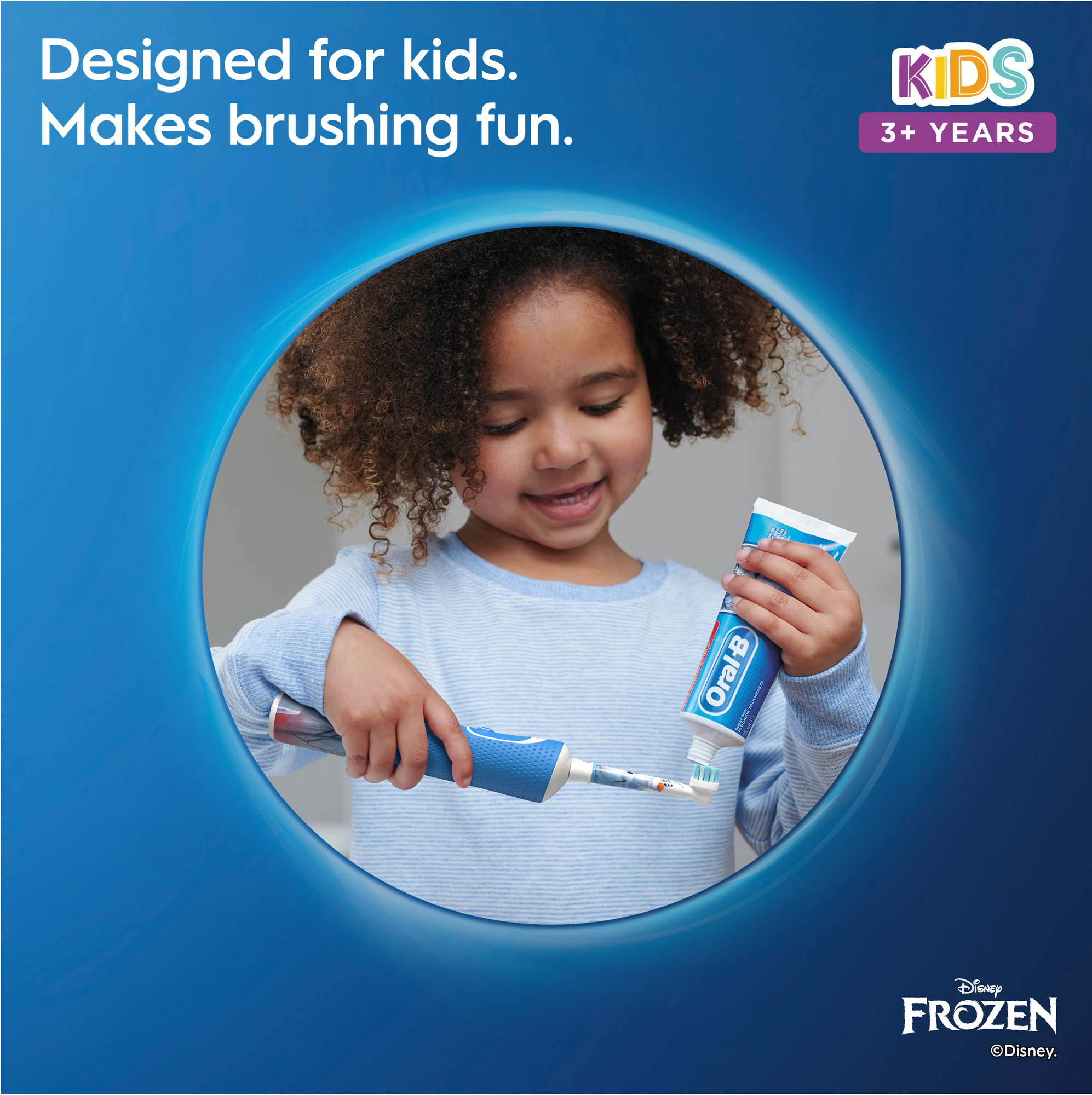 Oral-B Vitality Kids Frozen eltandborste för barn 419563