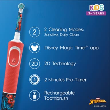 Oral-B Vitality Kids Spiderman eltandborste för barn 419686