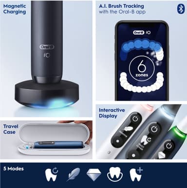 Oral-B iO 7s eltandborste 408802 (svart)