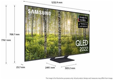 Samsung 55" Q70B 4K QLED Smart TV (2022)