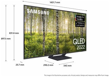 Samsung 65" Q70B 4K QLED Smart TV (2022)