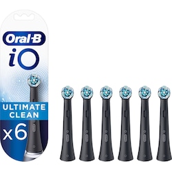 Oral-B iO Ultimate Clean tandborsthuvuden 417828 6-pk (svarta)