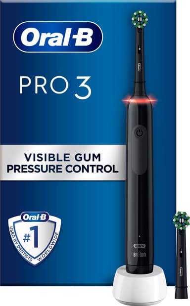 Oral-B Pro3 3400N eltandborste 760079 (svart)