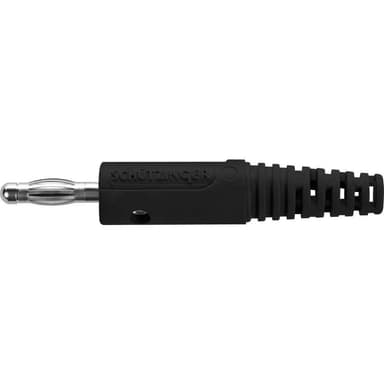 Schützinger DI FK 8 L Ni / SW Fjäderkorgskontakt Svart