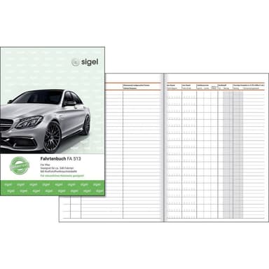 Sigel Färdbok FA513 DIN A5 Antal ark: 32 Vit 1 st