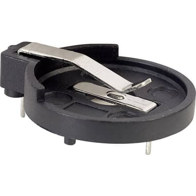 Knappscellshållare 1x CR 2032 Kontaktpol TRU COMPONENTS