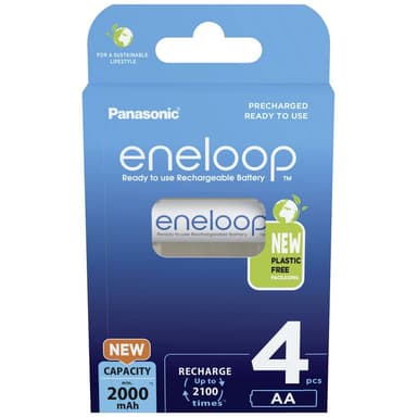 Panasonic eneloop HR06 Laddbart batteri AA (R6) NiMH