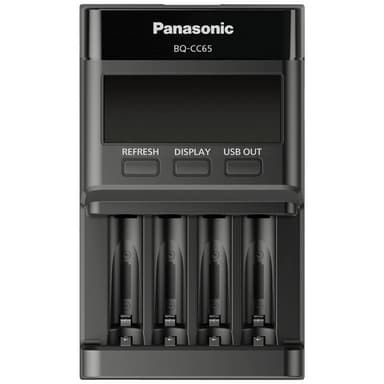 Panasonic BQ-CC65E Batteriladdare NiMH Nej AAA (R03),