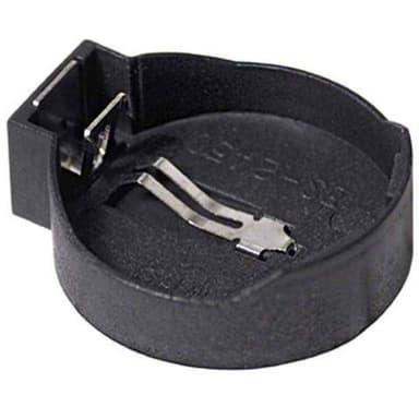 Knappscellshållare 1x CR 2450 Horisontell, Genomgående