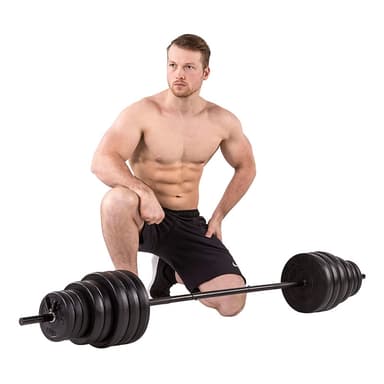 Tunturi Hantel / Skivstångsset 50 kg.