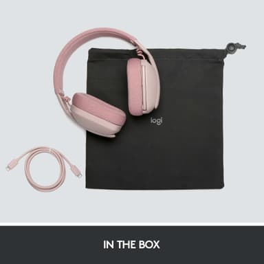 Logitech Zone Vibe 100 trådlöst headset (rosé)