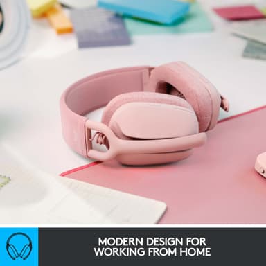 Logitech Zone Vibe 100 trådlöst headset (rosé)