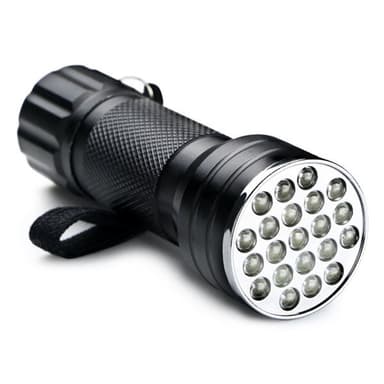 UV 21 LEDs 395NM Ultra Violet Ficklampa - Upptäcker Hundurin