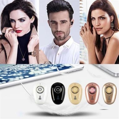 Mini in-ear öronsnäcka för smartphones - Svart