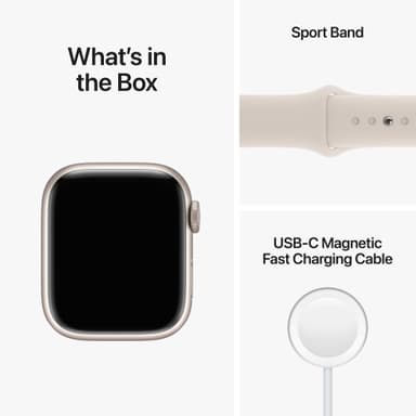 Apple Watch Series 8 41mm GPS (starlight alu. / starlight sport band)