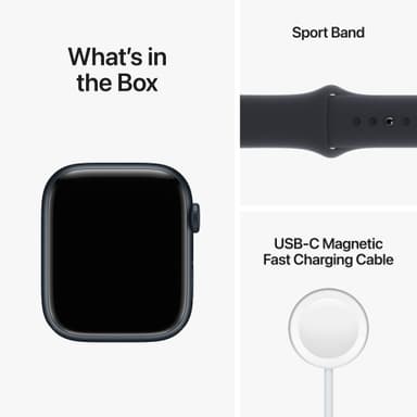 Apple Watch Series 8 45mm GPS (midnight alu. / midnight sport band)