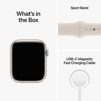 Apple Watch Series 8 45mm GPS (starlight alu. / starlight sport band)