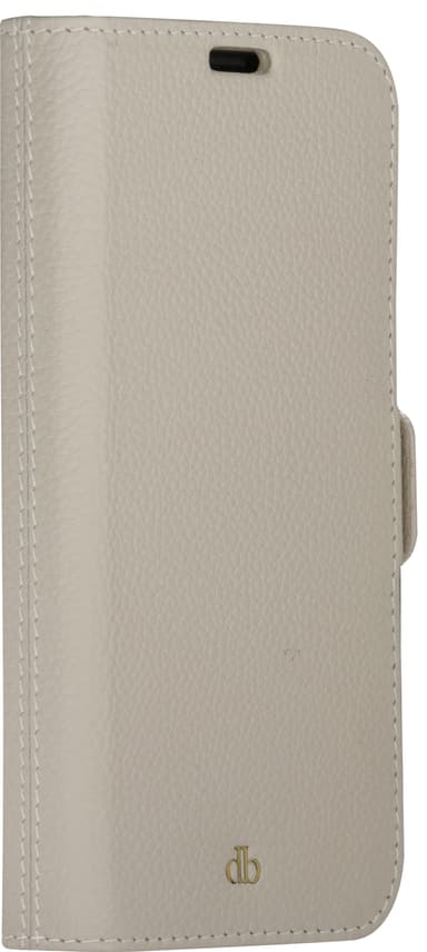 dbramante1928 New York iPhone 14 plånboksfodral (beige)