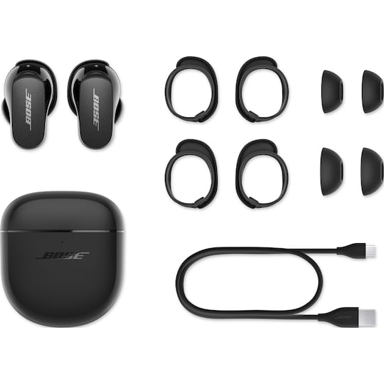 Bose QuietComfort Earbuds II true wireless in-ear hörlurar (svart)