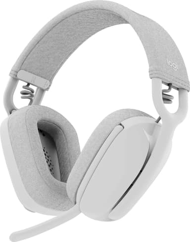 Logitech Zone Vibe 100 trådlöst headset (vitt)