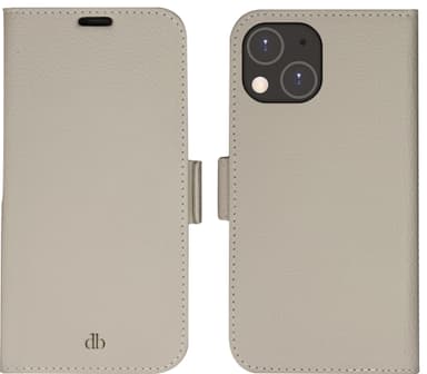 dbramante1928 New York iPhone 14 plånboksfodral (beige)
