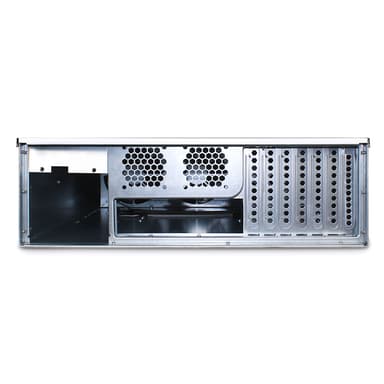 Fantec SRC-3168X07 Lagringsserver Rack (3U) Svart, Silver