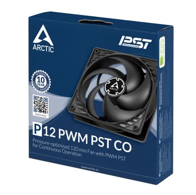ARCTIC P12 PWM PST CO Datorväska Fan 12 cm Svart