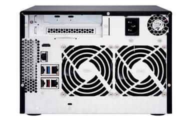 QNAP TVS-672XT NAS Tower Nätverksansluten (Ethernet) Svart