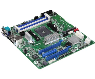 Asrock X470D4U moderkort AMD X470 Uttag AM4 micro ATX