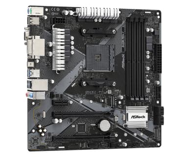 Asrock B450M Pro4-F R2.0 AMD B450 Uttag AM4 micro ATX