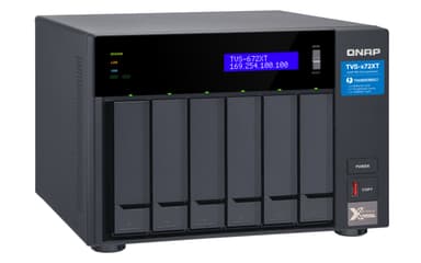 QNAP TVS-672XT NAS Tower Nätverksansluten (Ethernet) Svart