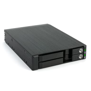 Fantec MR-25DUAL HDD- / SSD kabinett Svart