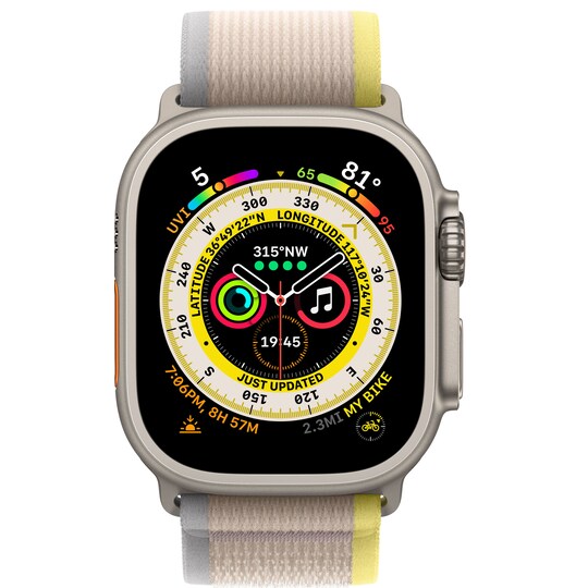 Apple Watch Ultra 49mm GPS+CEL Titanium M/L (Yellow/Beige/Trail Loop)