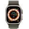 Apple Watch Ultra 49mm GPS+CEL Titanium M (Green / Alpine Loop)