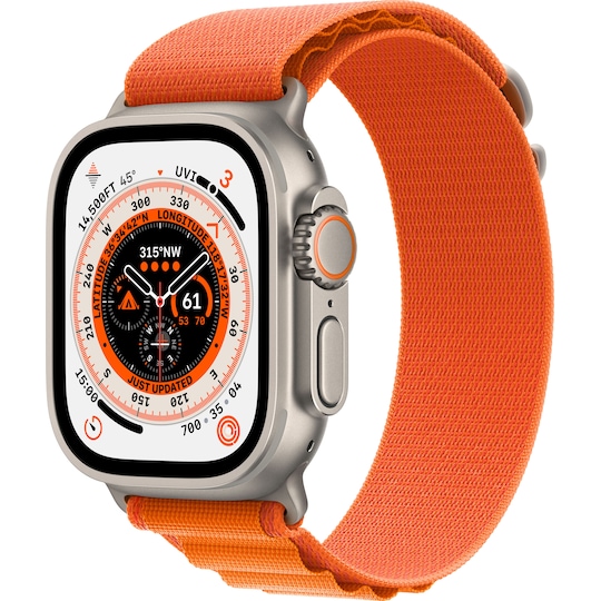 Apple Watch Ultra 49mm GPS+CEL Titanium L (Orange/Alpine Loop)