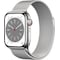 Apple Watch Series 8 41mm Cellular (silver stainless steel / silver milanese loop)