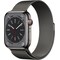 Apple Watch Series 8 45mm Cellular (graphite stainless steel / graphite milanese loop)