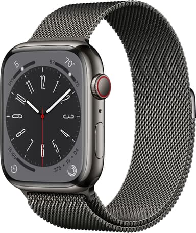 Apple Watch Series 8 45mm Cellular (graphite stainless steel / graphite milanese loop)