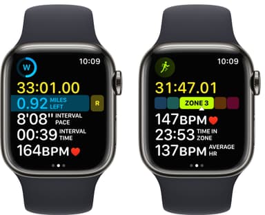 Apple Watch Series 8 41mm Cellular (graphite stainless steel / midnight sport band)