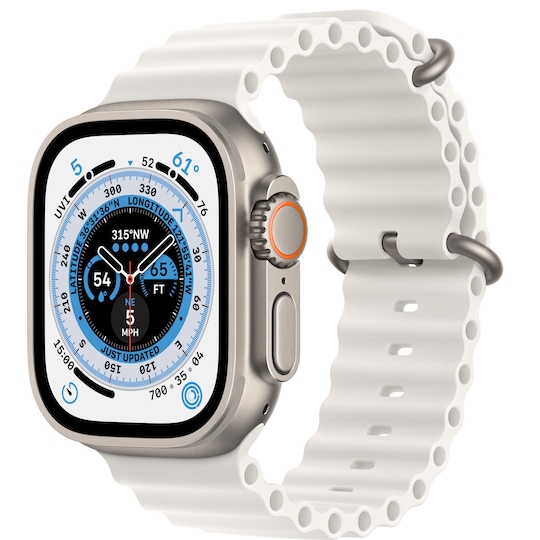 Apple Watch Ultra 49mm GPS+CEL Titanium (White / Ocean Band)
