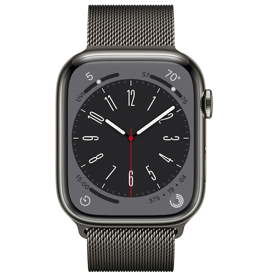Apple Watch Series 8 45mm Cellular (graphite stainless steel / graphite milanese loop)