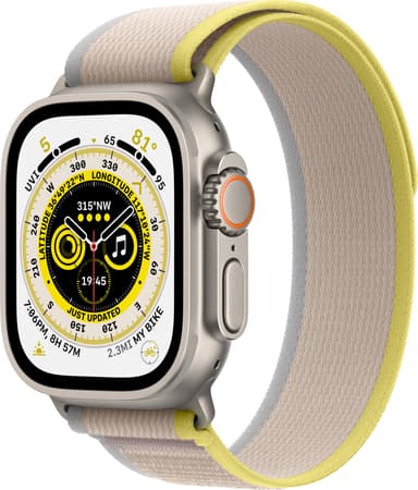 Apple Watch Ultra 49mm GPS+CEL Titanium M/L (Yellow/Beige/Trail Loop)