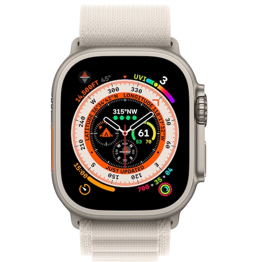 Apple Watch Ultra 49mm GPS+CEL Titanium L (Starlight/Alpine Loop)