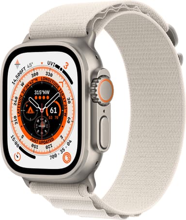 Apple Watch Ultra 49mm GPS+CEL Titanium L (Starlight/Alpine Loop)