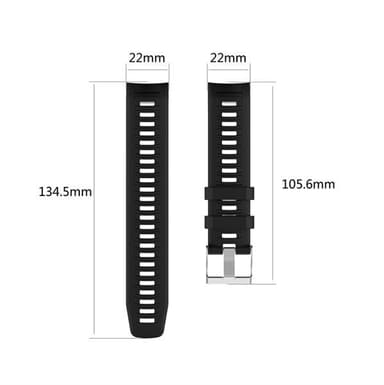 Garmin instinct silikonband - Svart